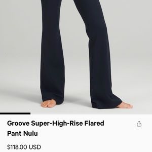 GROOVE SUPER HIGH RISE FLARED PANT